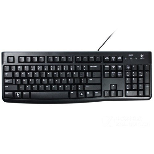 Logitech K120 USB Wired Keyboard Black