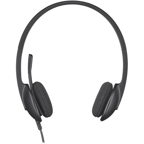 Logitech H340 USB Computer Headset With Noise Cancelling Mic Black | Better Office