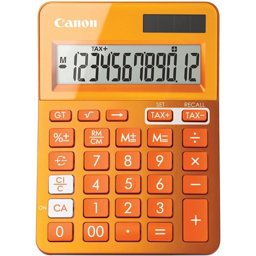 Canon LS-123KM Desktop Calculator 12 Digit Orange | Better Office