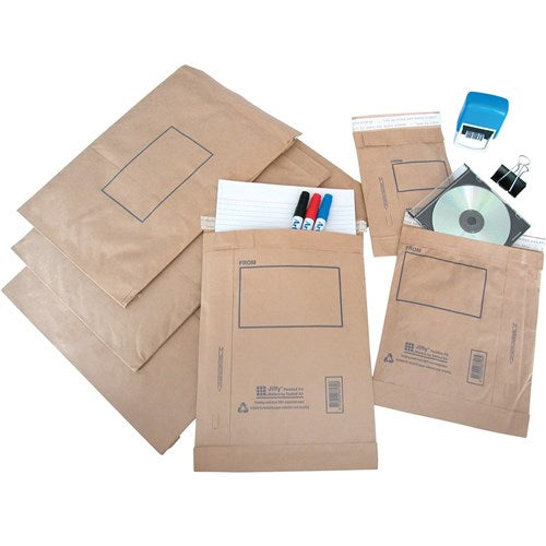 Jiffy Sealed Air P1 Padded Selfsealer Mailing Bags 150 x 225mm Brown Pack Of 10 | Better Office