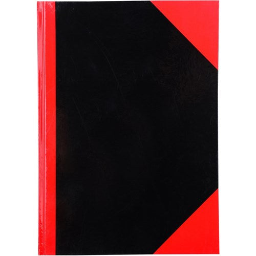 Cumberland Black & Red Notebook Gloss A4 100 Leaf