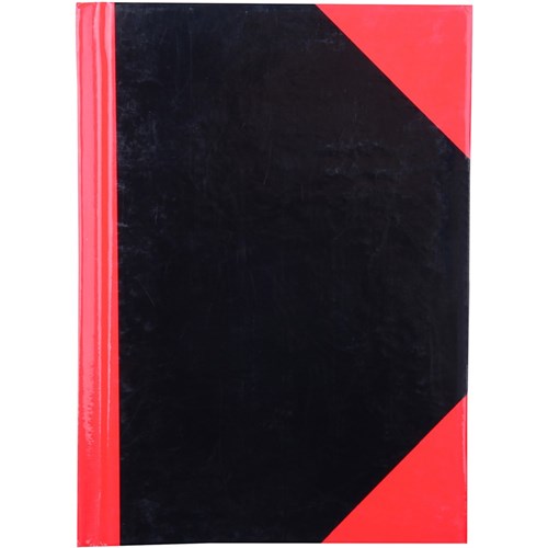 Cumberland Black & Red Notebook Gloss A6 100 Leaf