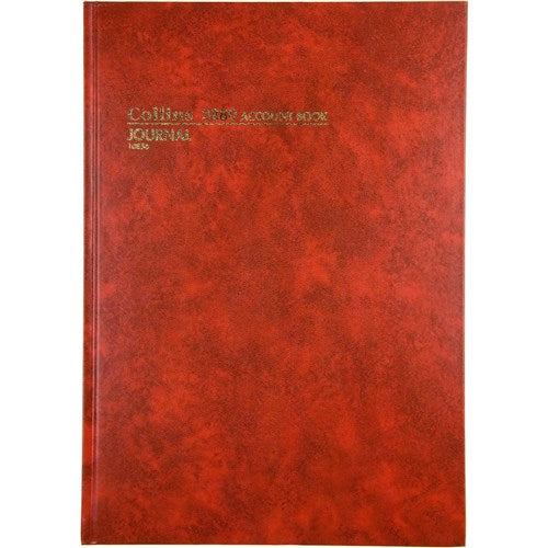 Collins Account 3880 Series A4 Journal Red