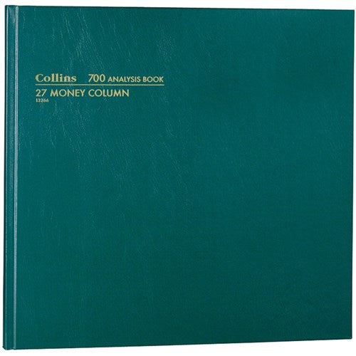 Collins Analysis 700 Series 297x315mm 27 Money Column Green