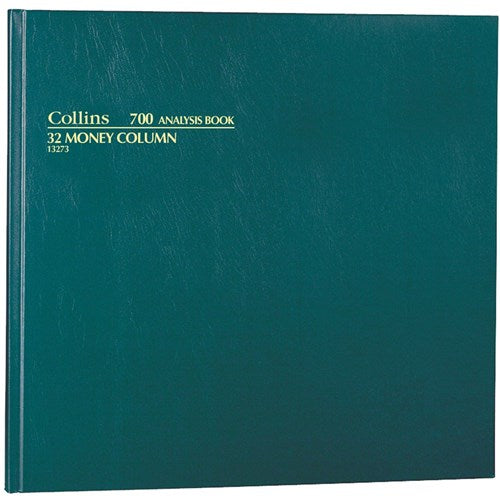 Collins Analysis 700 Series 297x315mm 32 Money Column Green