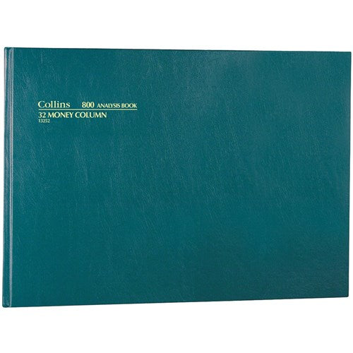 Collins Analysis 800 Series A3 32 Money Column Green