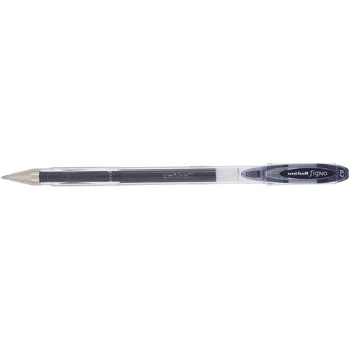 Uni-Ball UM120 Signo Gel Rollerball Pen Fine 0.7mm Black BOX12