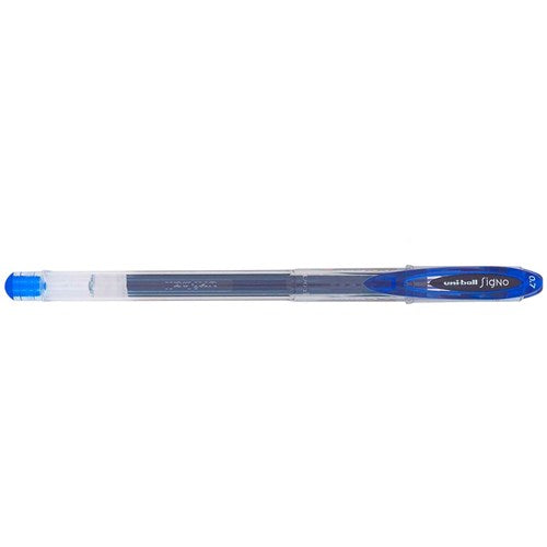 Uni-Ball UM120 Signo Gel Rollerball Pen Fine 0.7mm Blue BOX12