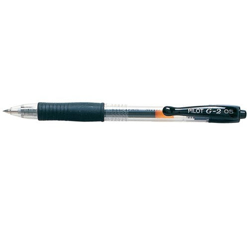 Pilot G2 Gel Ink Pen Retractable Extra Fine 0.5mm Black BOX12