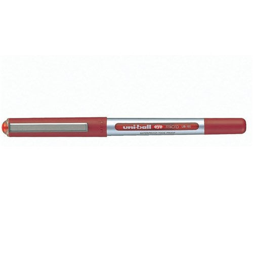 Uni-Ball UB150 Eye Rollerball Pen Micro 0.5mm Red BOX12