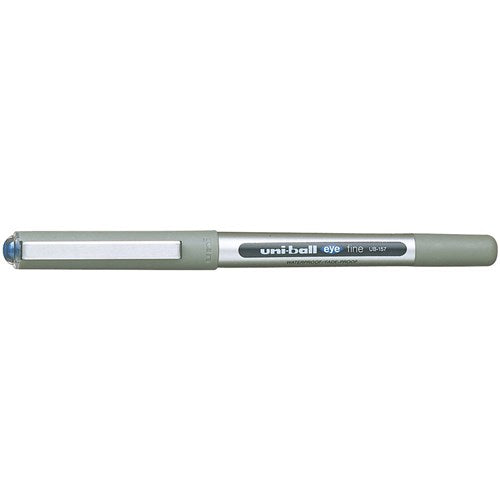 Uni-Ball UB157 Eye Rollerball Pen Fine 0.7mm Blue BOX12