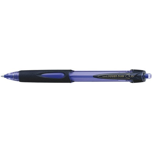 Uni SN220 Power Tank Ballpoint Pen Retractable Medium 1mm Blue BOX12