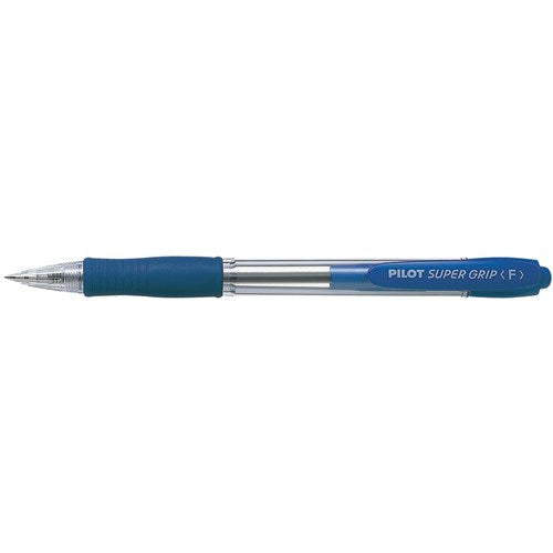 Pilot BPGP-10R Supergrip Pen Retractable Fine 0.7mm Blue BOX12