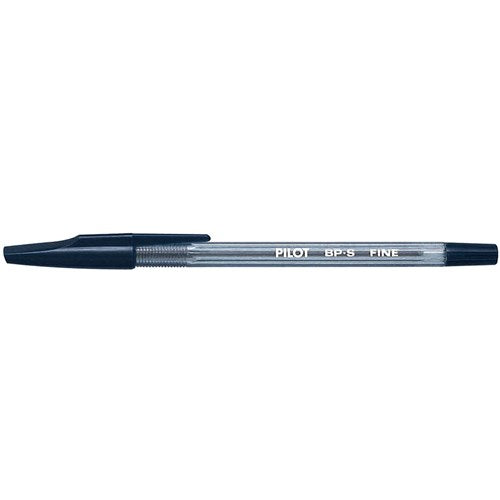 Pilot BP-S Ballpoint Pen Fine 0.7mm Black BOX12