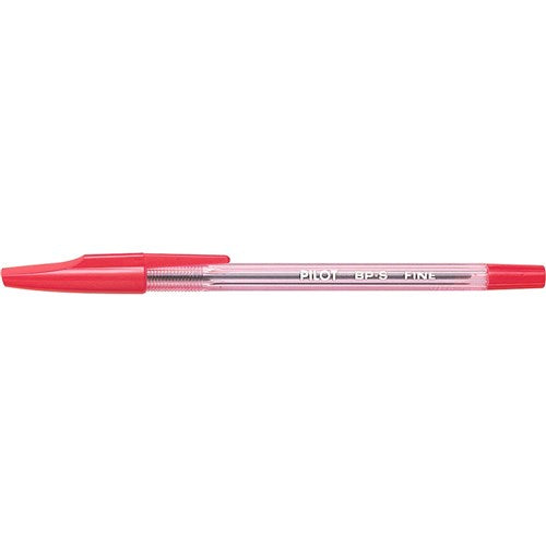 Pilot BP-S Ballpoint Pen Fine 0.7mm Red BOX12