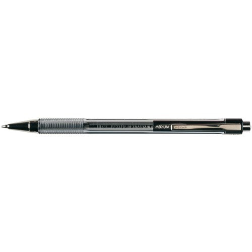 Pilot BP-145 Ballpoint Pen Retractable Medium 1mm Black BOX12