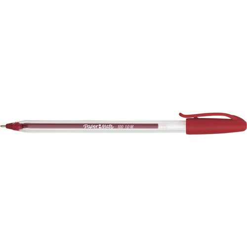 Papermate 100 Inkjoy Ballpoint Pen Medium 1mm Red BOX12