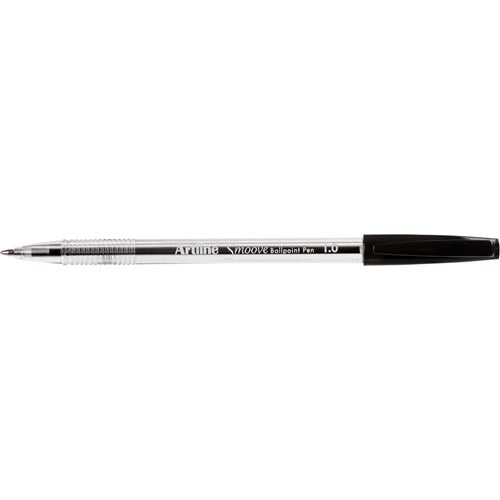 Artline 8210 Smoove Ballpoint Pen Medium 1mm Black PACK12