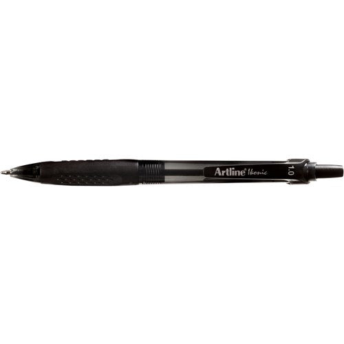 Artline 8410 Ballpoint Pen Retractable Grip Medium 1mm Black BOX12