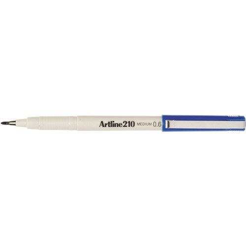 Artline 210 Fineliner Pen Medium 0.6mm Blue