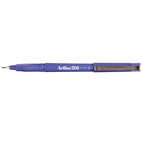 Artline 200 Fineliner Pen Fine 0.4mm Purple BOX12