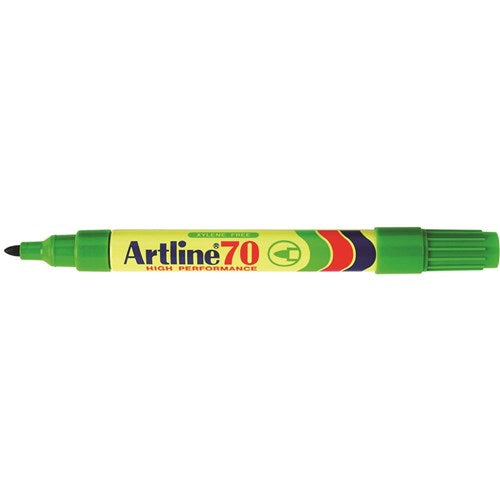 Artline 70 Permanent Marker Bullet 1.5mm Green BOX12