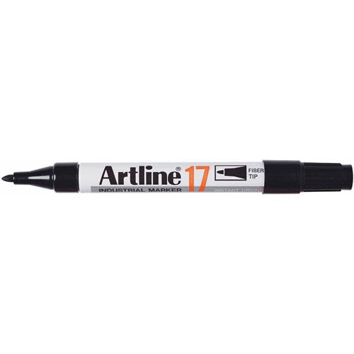 Artline 17 Permanent Industrial Marker Bullet 1.5mm Black BOX12