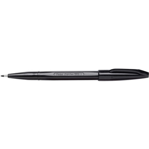 Pentel S520 Sign Pen Fibre Tip 0.8mm Black | Better Office