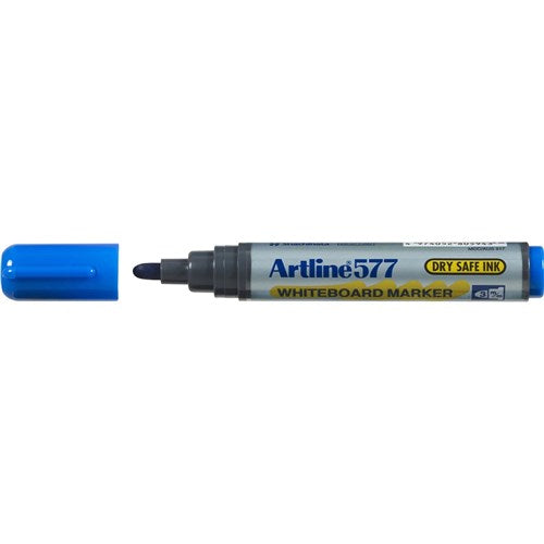 Artline 577 Whiteboard Marker Bullet 3mm Blue BOX12 | Better Office