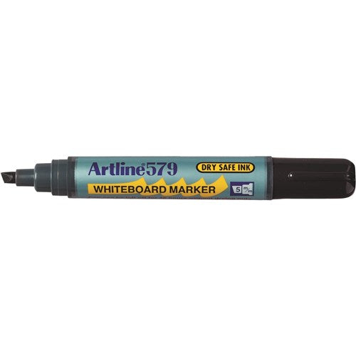 Artline 579 Whiteboard Marker Chisel 2-5mm Black BOX12 | Better Office