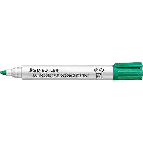 Staedtler 351 Lumocolor Whiteboard Marker Bullet 2mm Green PACK10