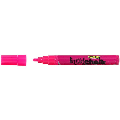 Texta Liquid Chalk Marker Dry Wipe Bullet 4.5mm Pink