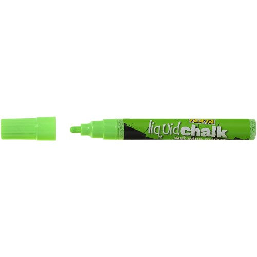 Texta Liquid Chalk Marker Wet Wipe Bullet 4.5mm Green