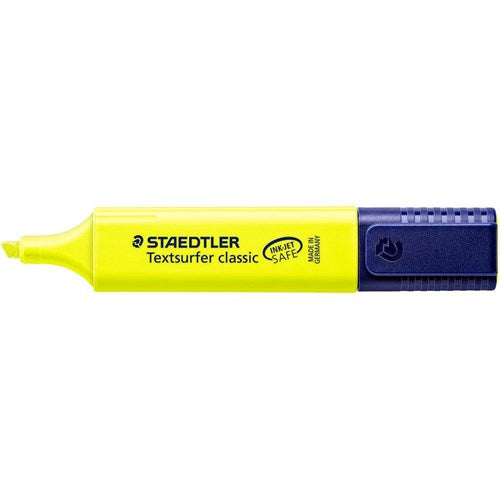 Staedtler Classic Highlighter Chisel 1-5mm Textsurfer Yellow BOX10