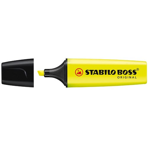 Stabilo Boss 70/24 Highlighter Chisel 2-5mm Yellow PACK10