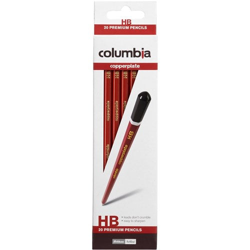 Columbia Copperplate Lead Pencils Hexagon HB Pack Of 20 | Better Office