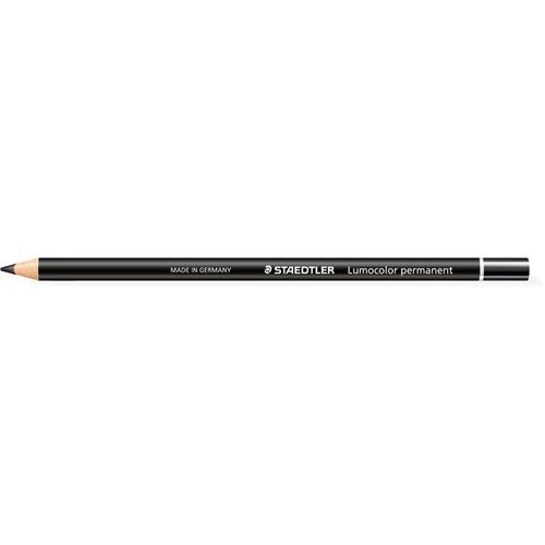 Staedtler 108 Lumocolor Glasochrom Permanent Pencil Black | Better Office