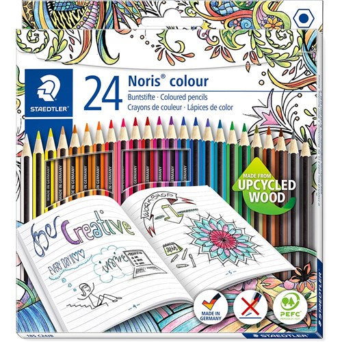 Staedtler Noris Colour Pencils Assorted Pack of 24 | Better Office