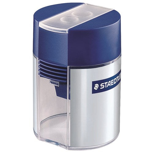 Staedtler Tub Sharpener Double Hole Blue | Better Office