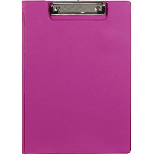 Marbig PVC Clipfolder A4 Summer Colour Pink