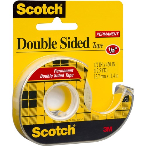 Scotch 137 Double Sided Tape 12.7mmx11.4m & Dispenser | Better Office