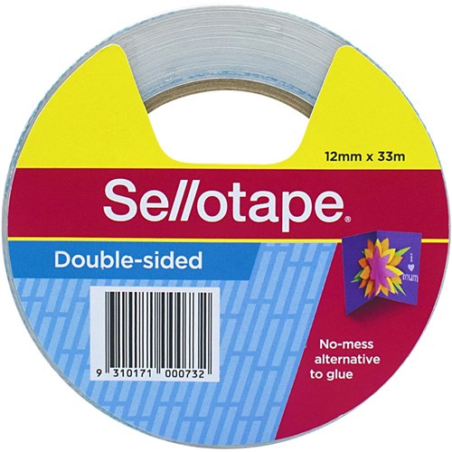 Sellotape 404 Double Sided Tape 12mmx33m | Better Office