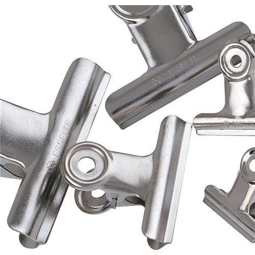 Esselte Bulldog Clip 63mm Chrome BOX36