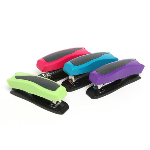 Marbig Plastic Stapler Half Strip 20 Sheet Capacity Assorted Colours | Better Office