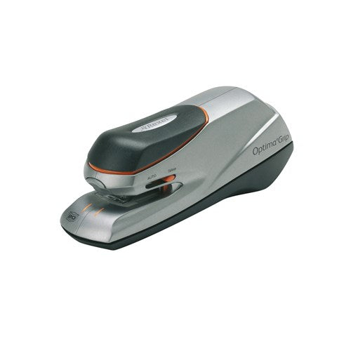 Rexel Optima Grip Electric Stapler 20 Sheet Capacity Silver And Black | Better Office