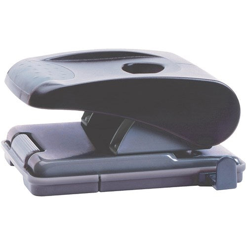 Marbig 2 Hole Punch Small 12 Sheet Capacity Black