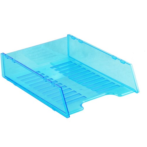 Italplast Neon Document Tray Multifit-Neon Blue