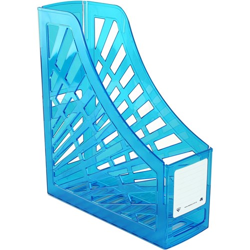 Italplast Neon Magazine Holder Neon Blue