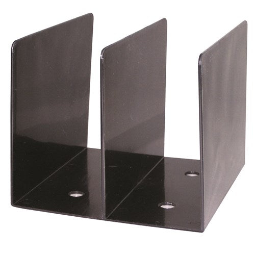 Esselte SWS Book Rack 2 Compartment Black