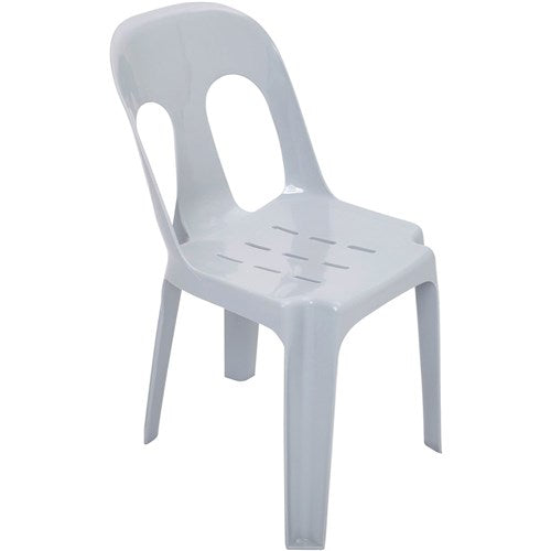 Rapidline Pipee Stackable Polypropylene Chair White